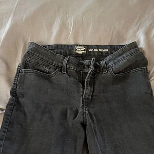 Women’s Levi Strauss Black Straight Leg Jeans